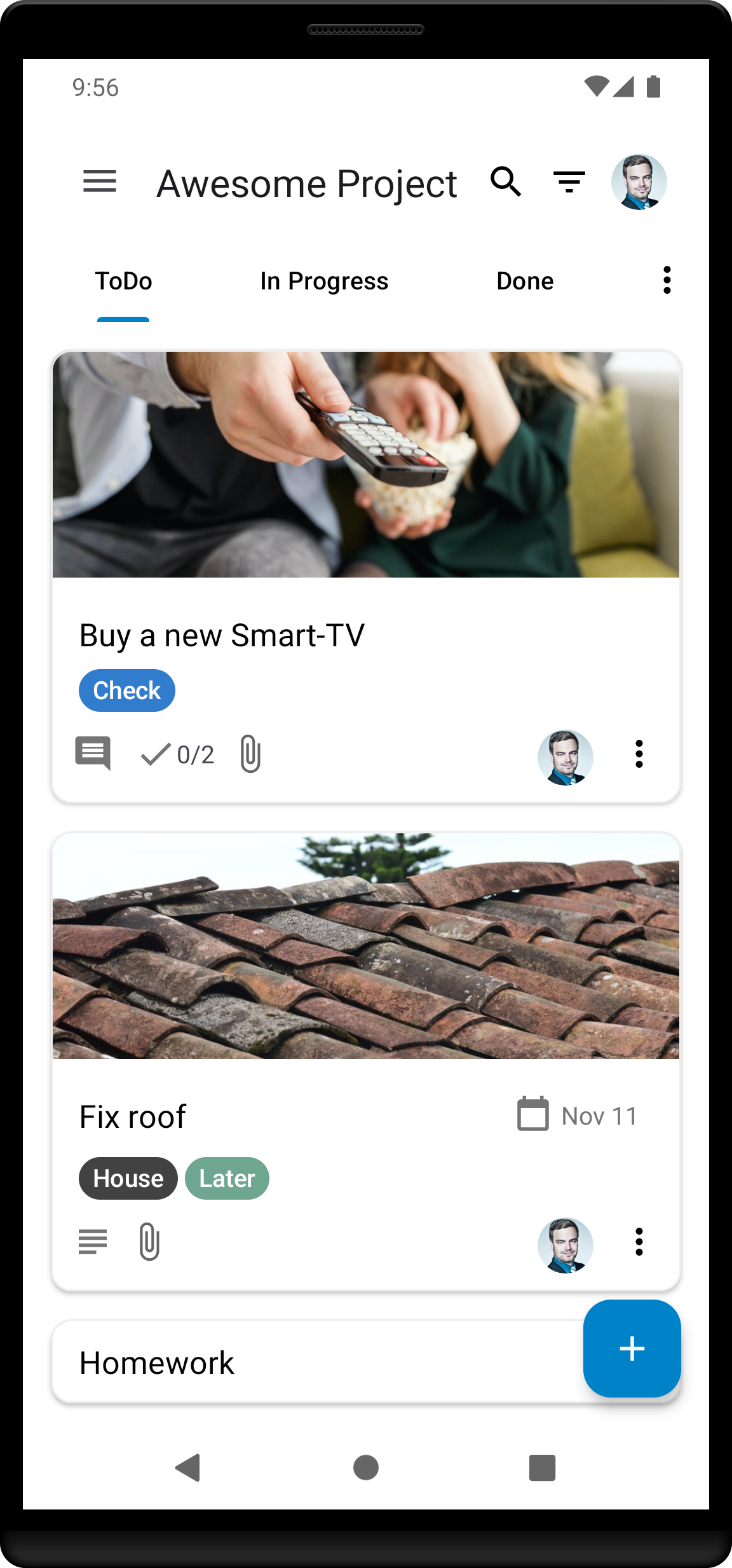 Nextcloud Deck screenshot 2