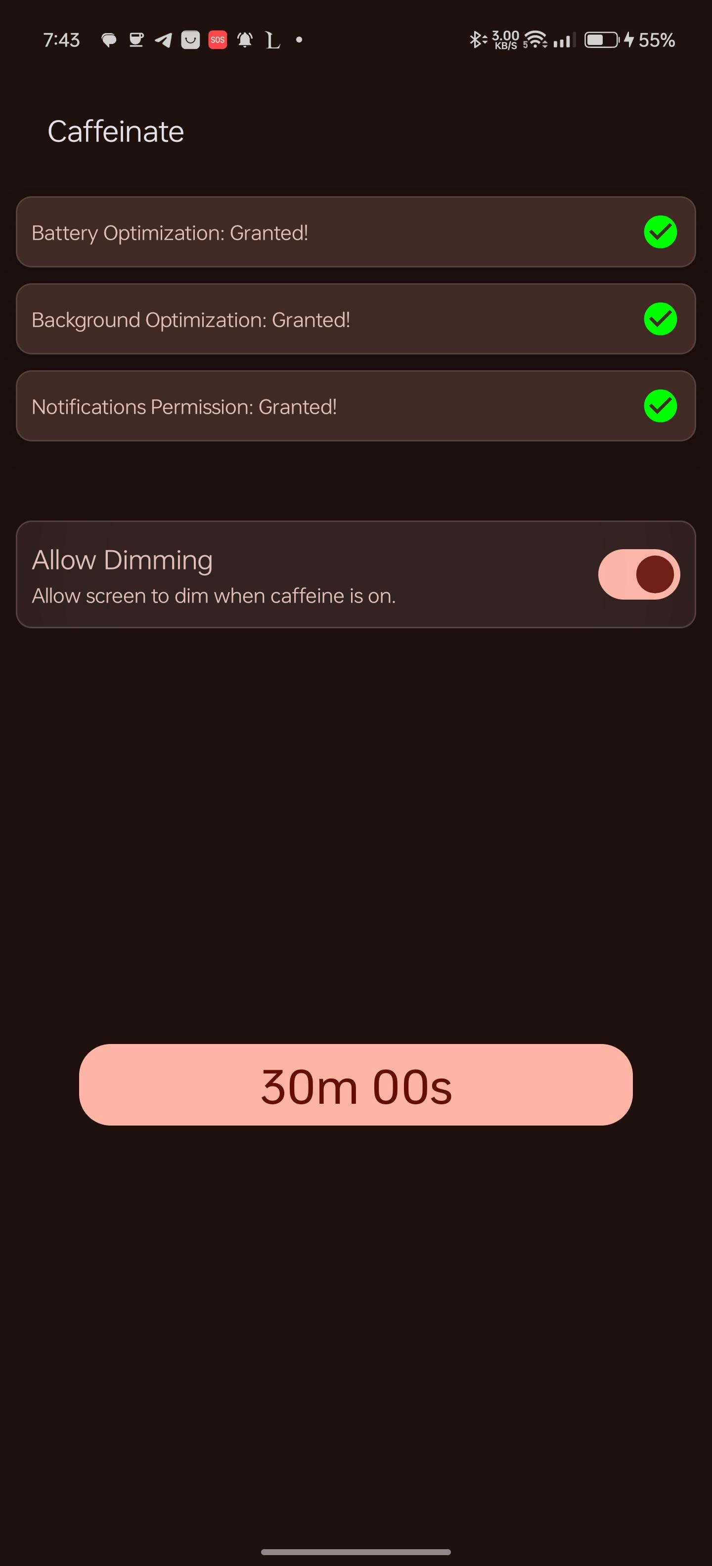 Caffeinate screenshot 4