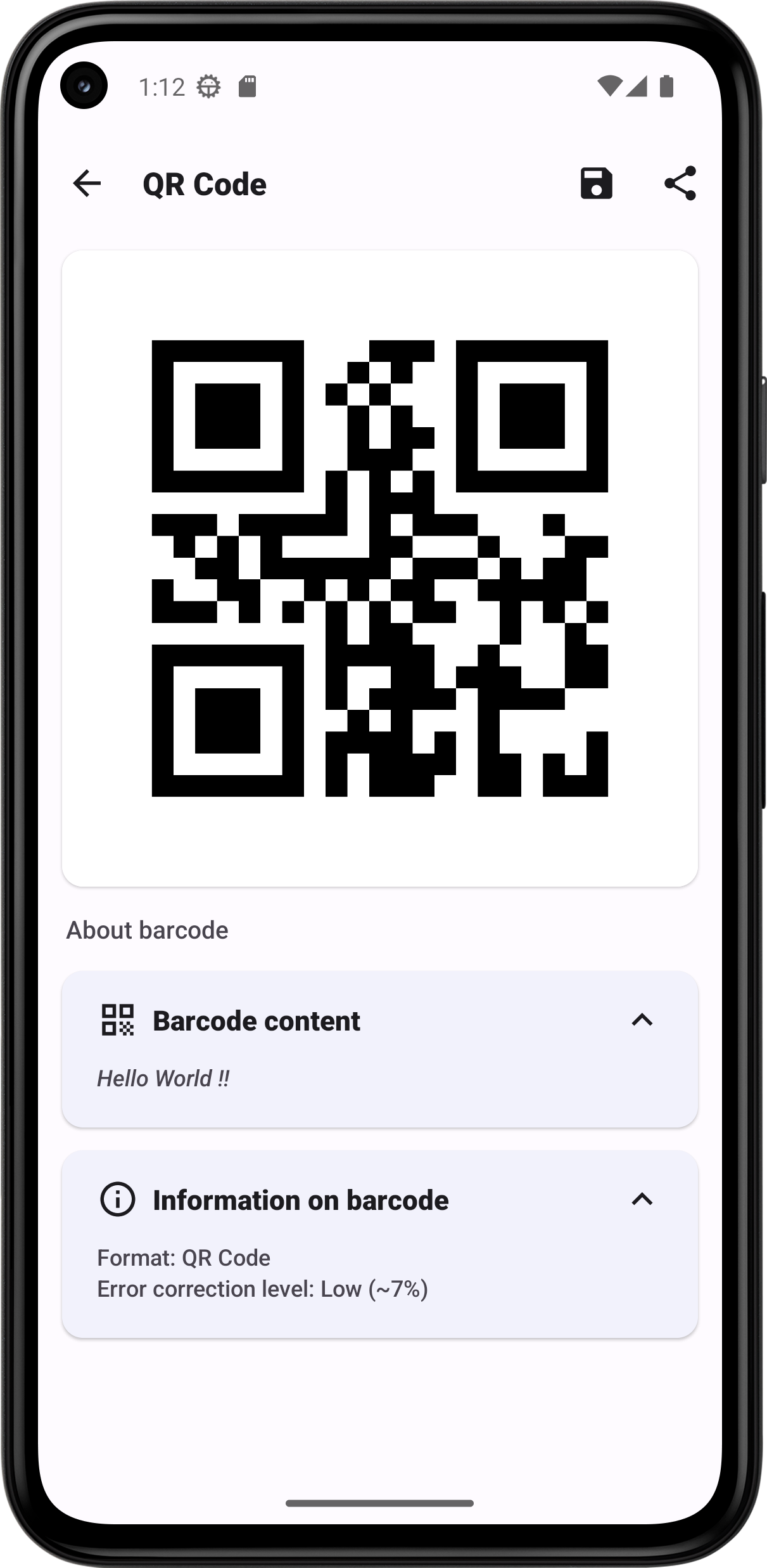 Barcode Scanner screenshot 2