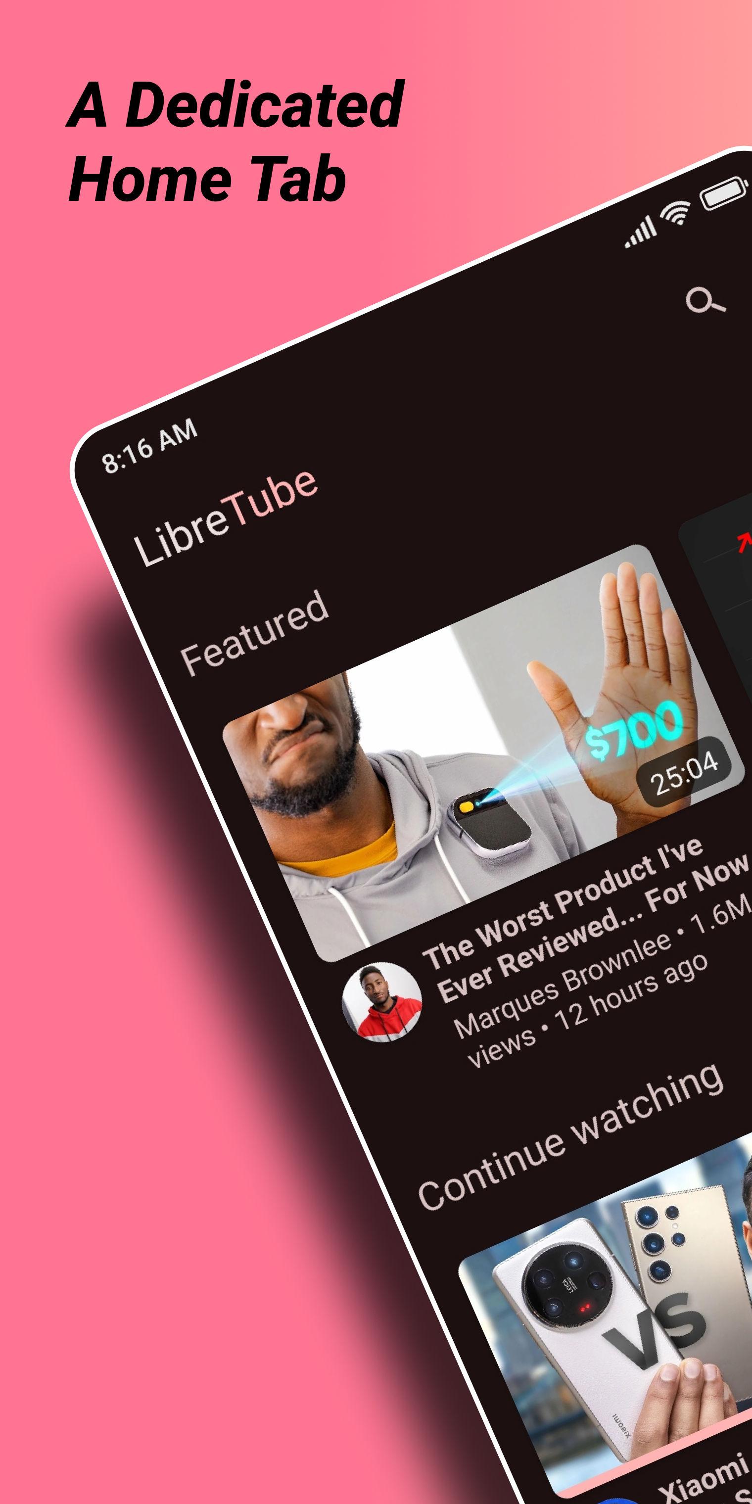 LibreTube screenshot 1