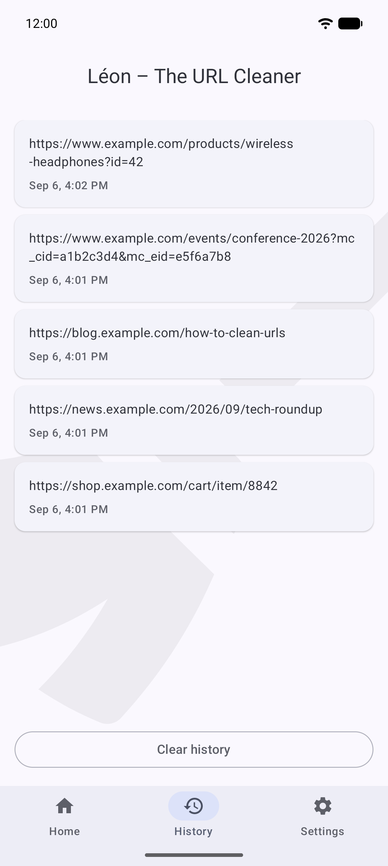 Léon – The URL Cleaner screenshot 3