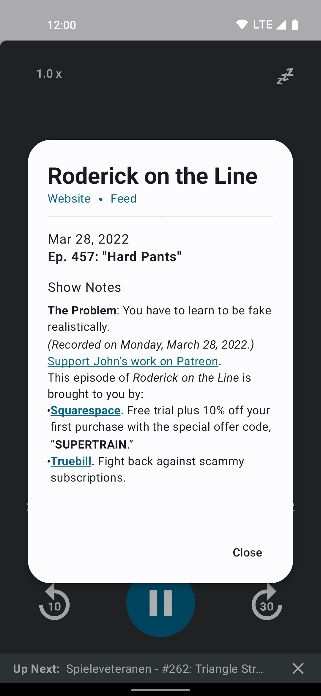 Escapepod - Podcast Player screenshot 8