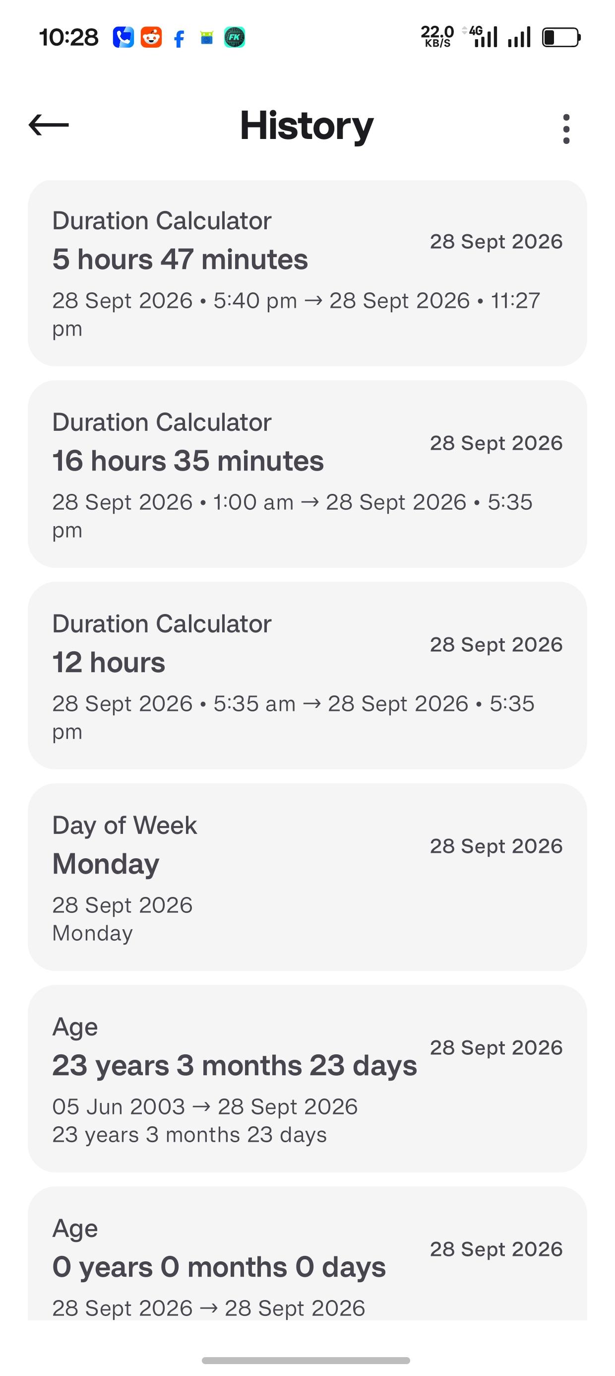DayCalcy screenshot 7