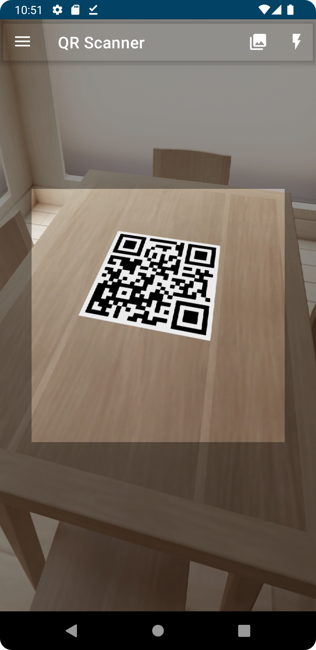 QR Scanner (PFA) screenshot 1