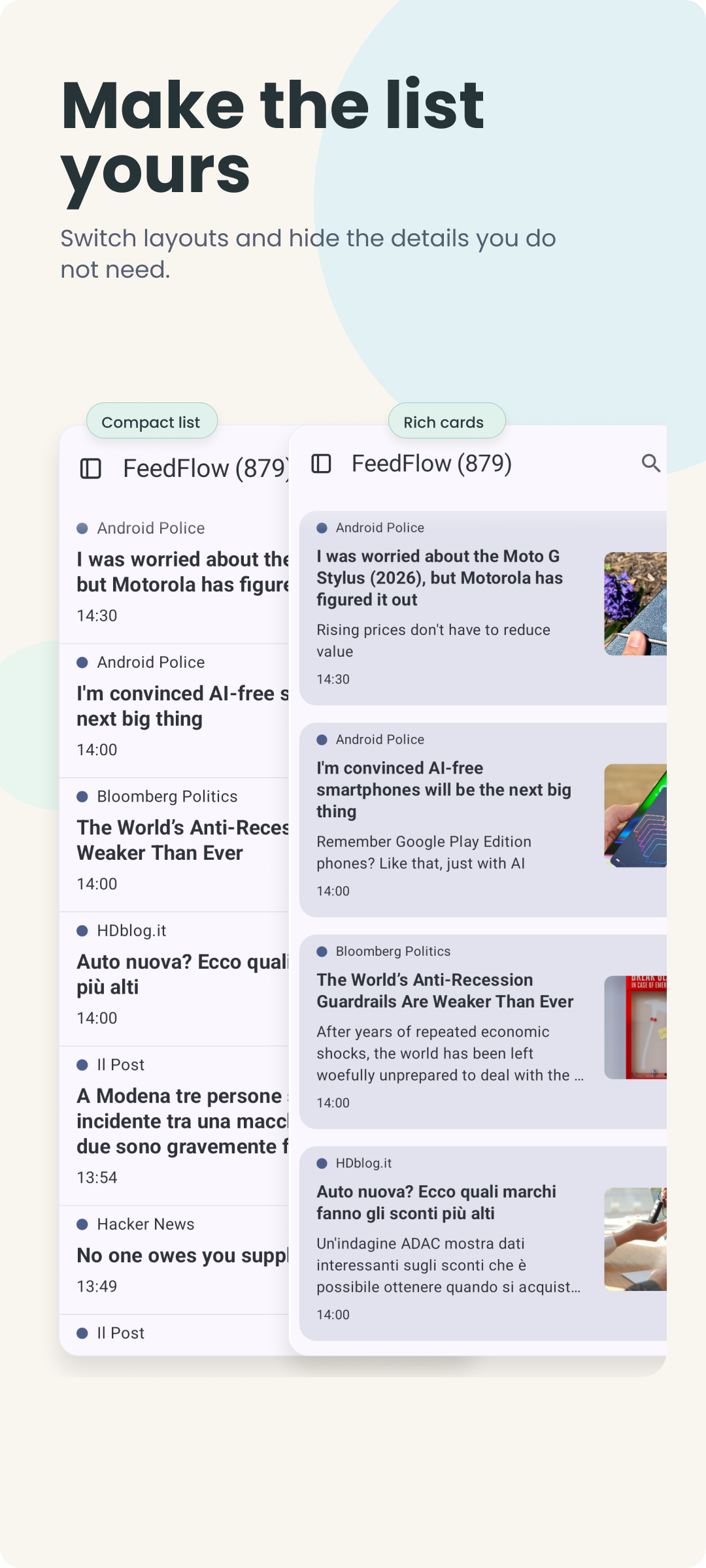 FeedFlow - RSS Feed Reader screenshot 5