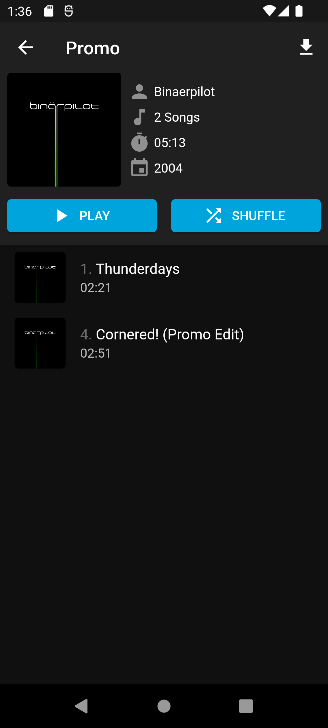 Finamp screenshot 4