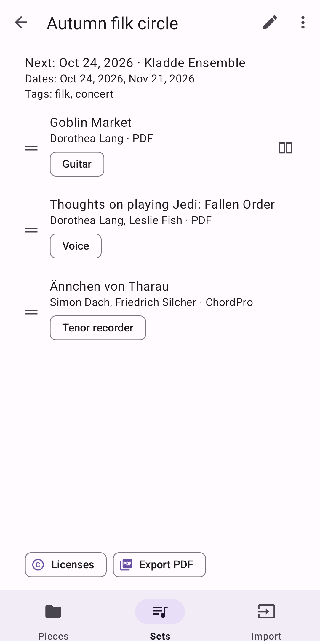 Notenkladde screenshot 6