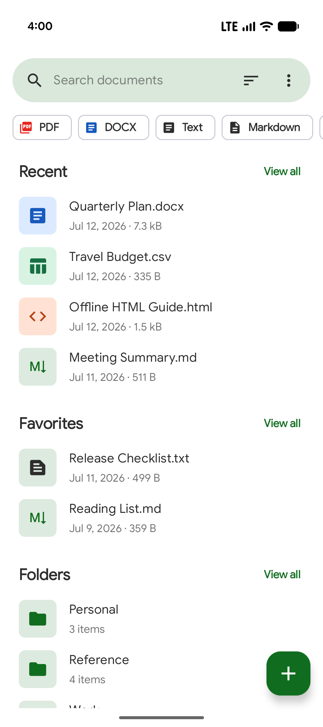 Fossify Documents Beta screenshot 1