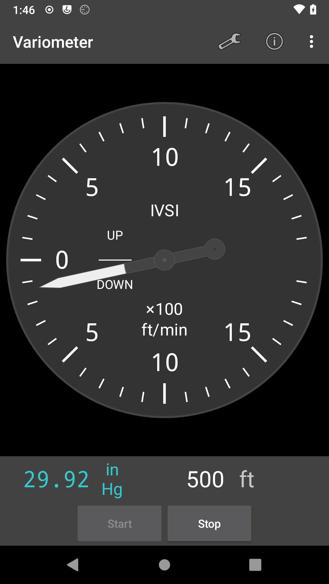 Variometer screenshot 1