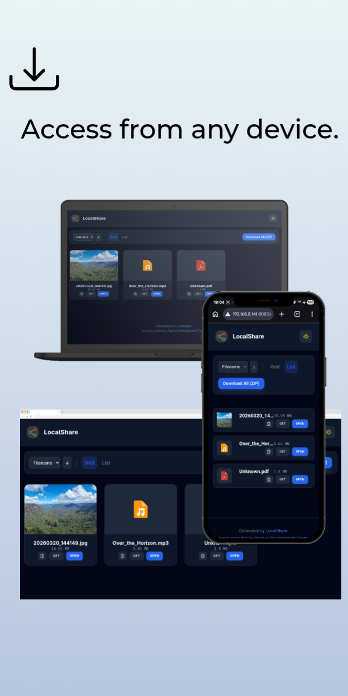 LocalShare screenshot 2