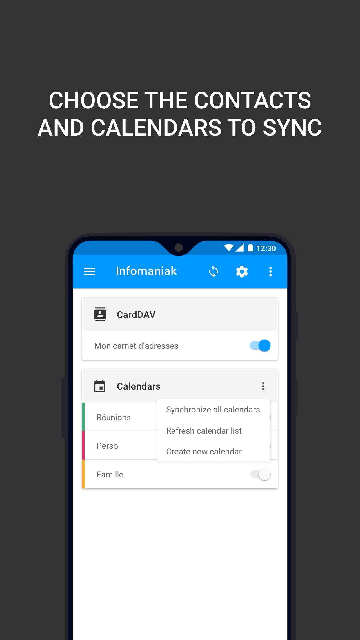 Infomaniak kSync screenshot 3
