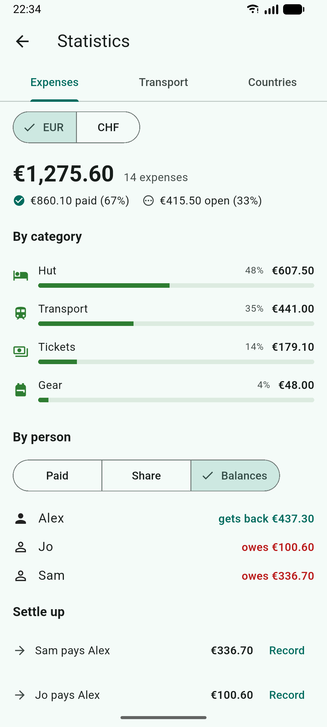 Pappus Travel Planner screenshot 7