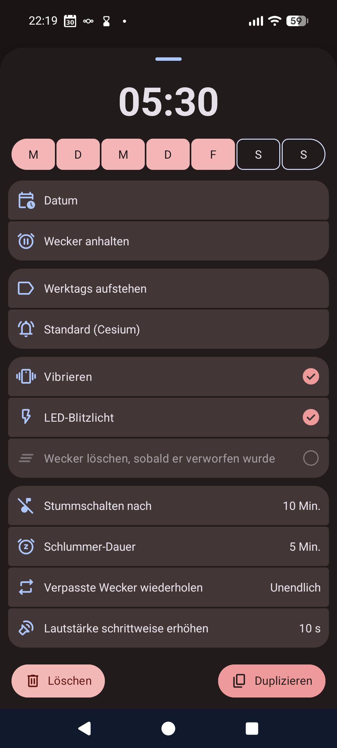 AlarmClock Deluxe (Wecker, Uhr, Timer, Stoppuhr) screenshot 7