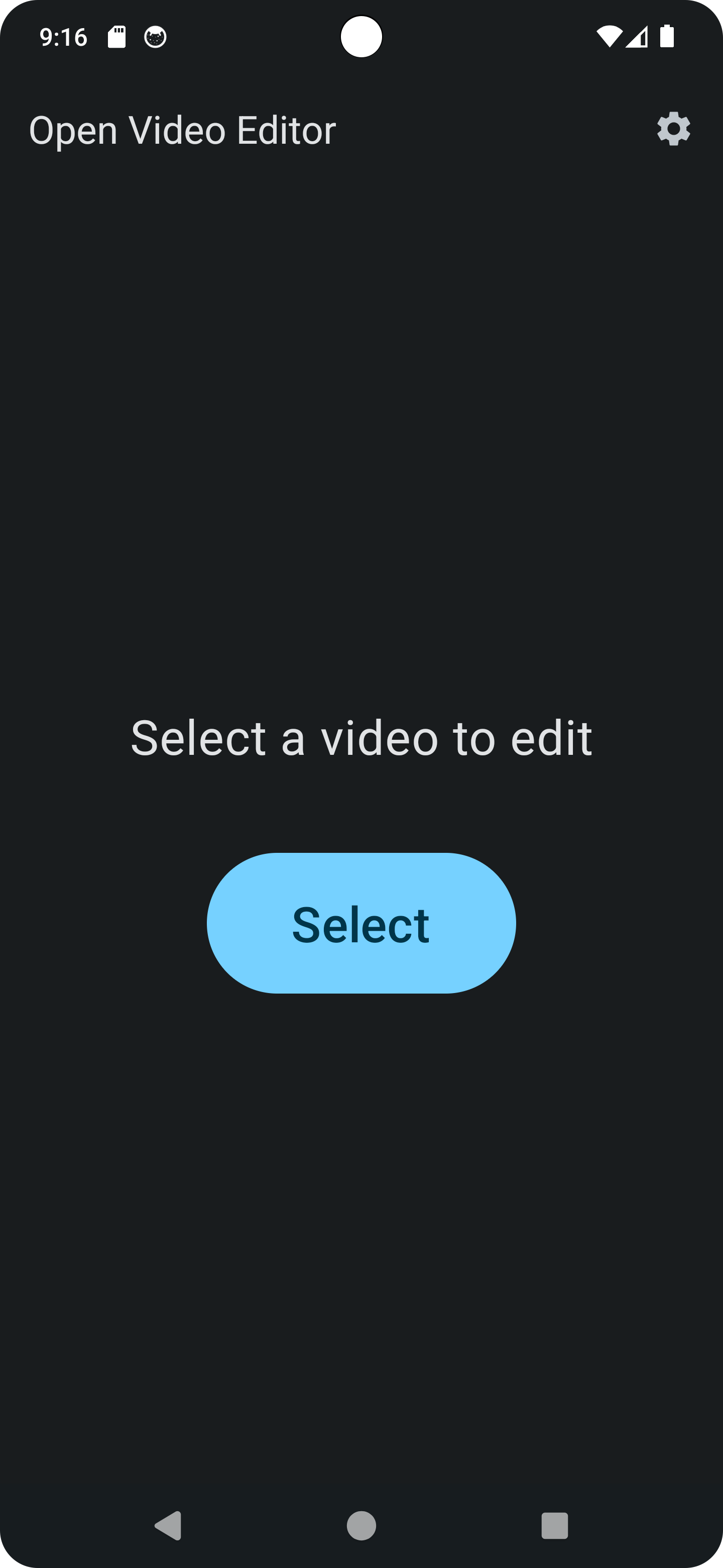 Open Video Editor screenshot 1