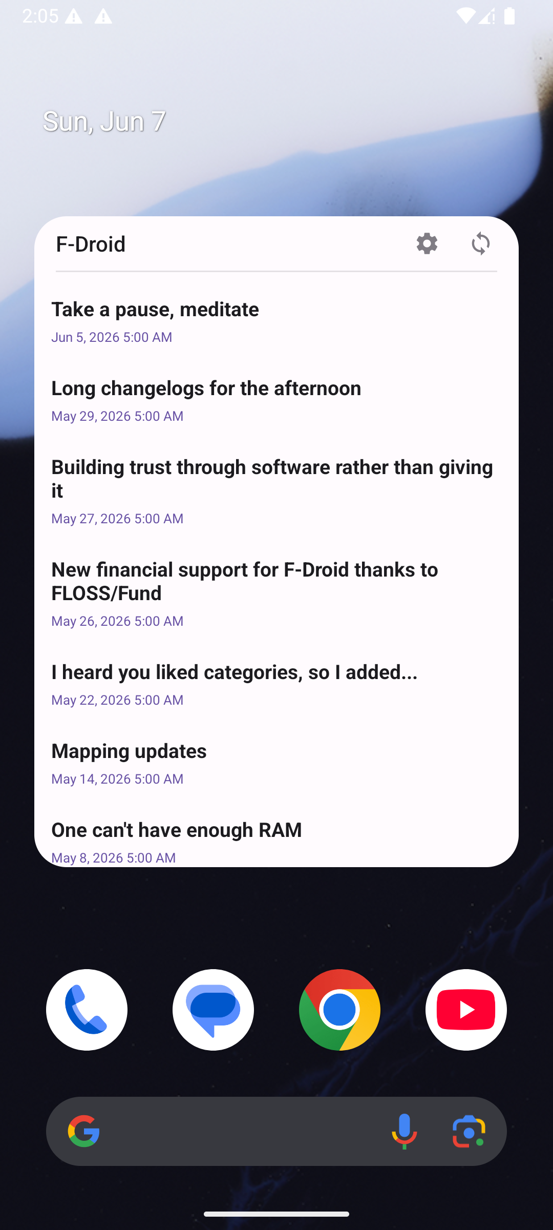 HomeFeed - RSS Widget screenshot 5