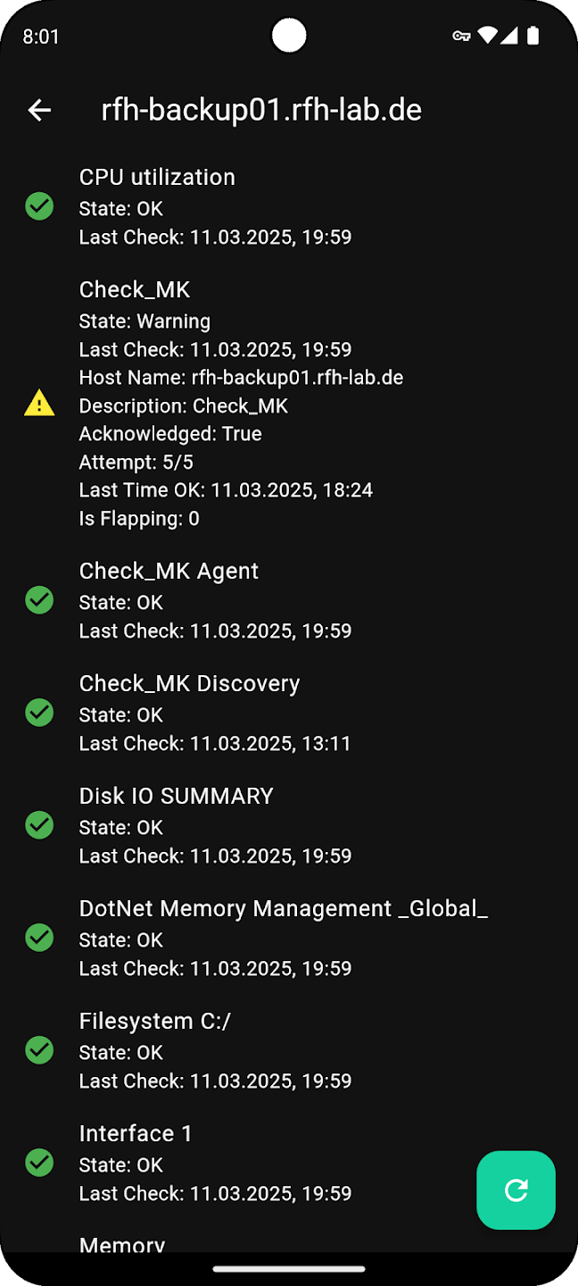 Unofficial CheckMK Monitoring screenshot 4