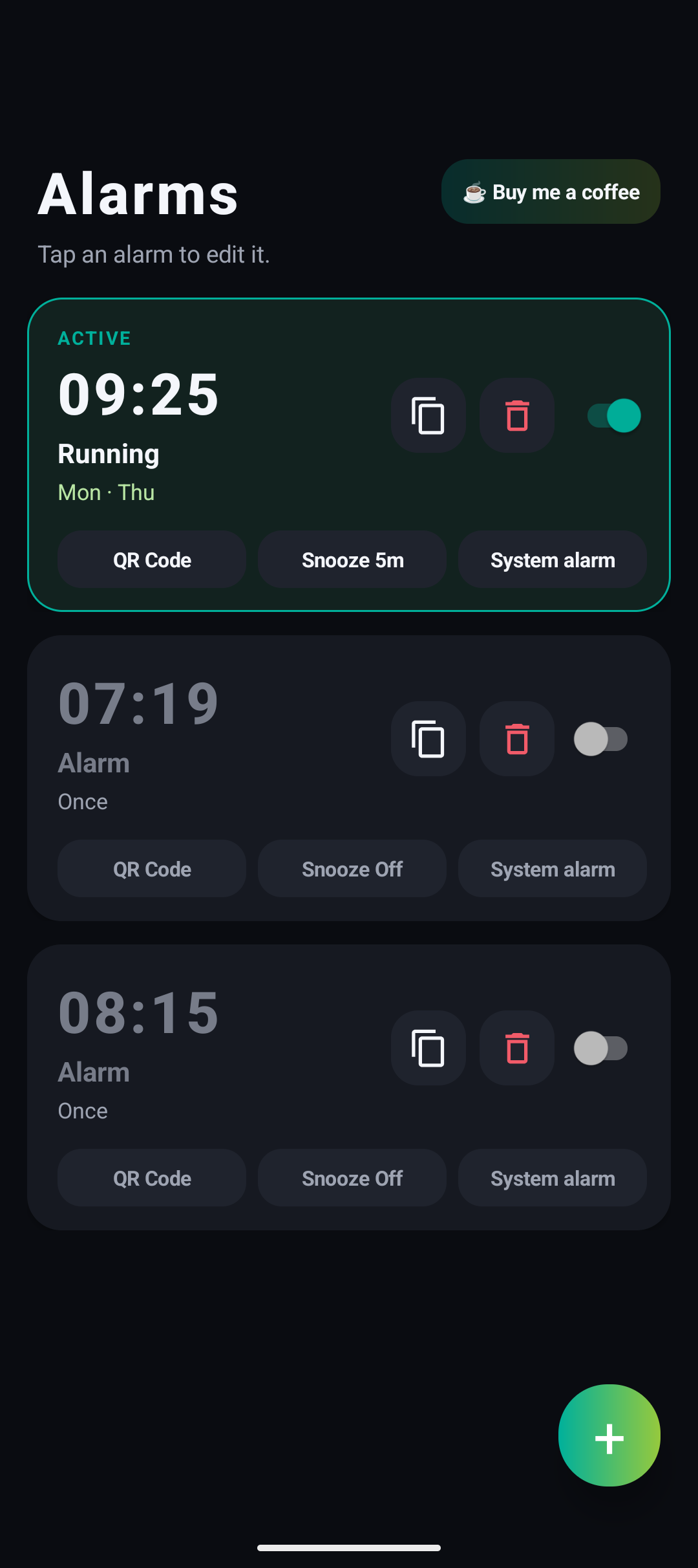 NoChoice Alarm screenshot 1