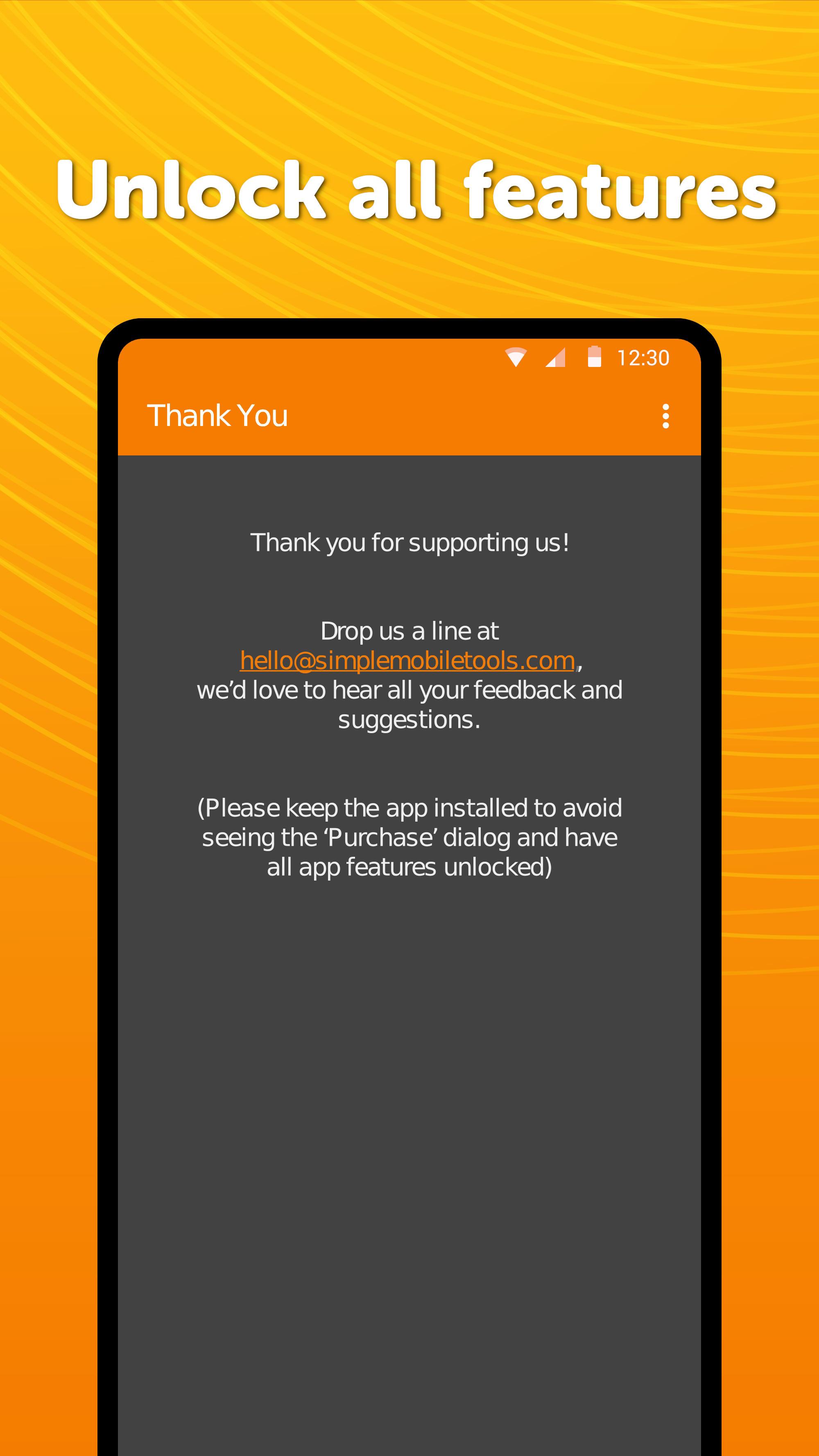 Simple Thank You screenshot 2