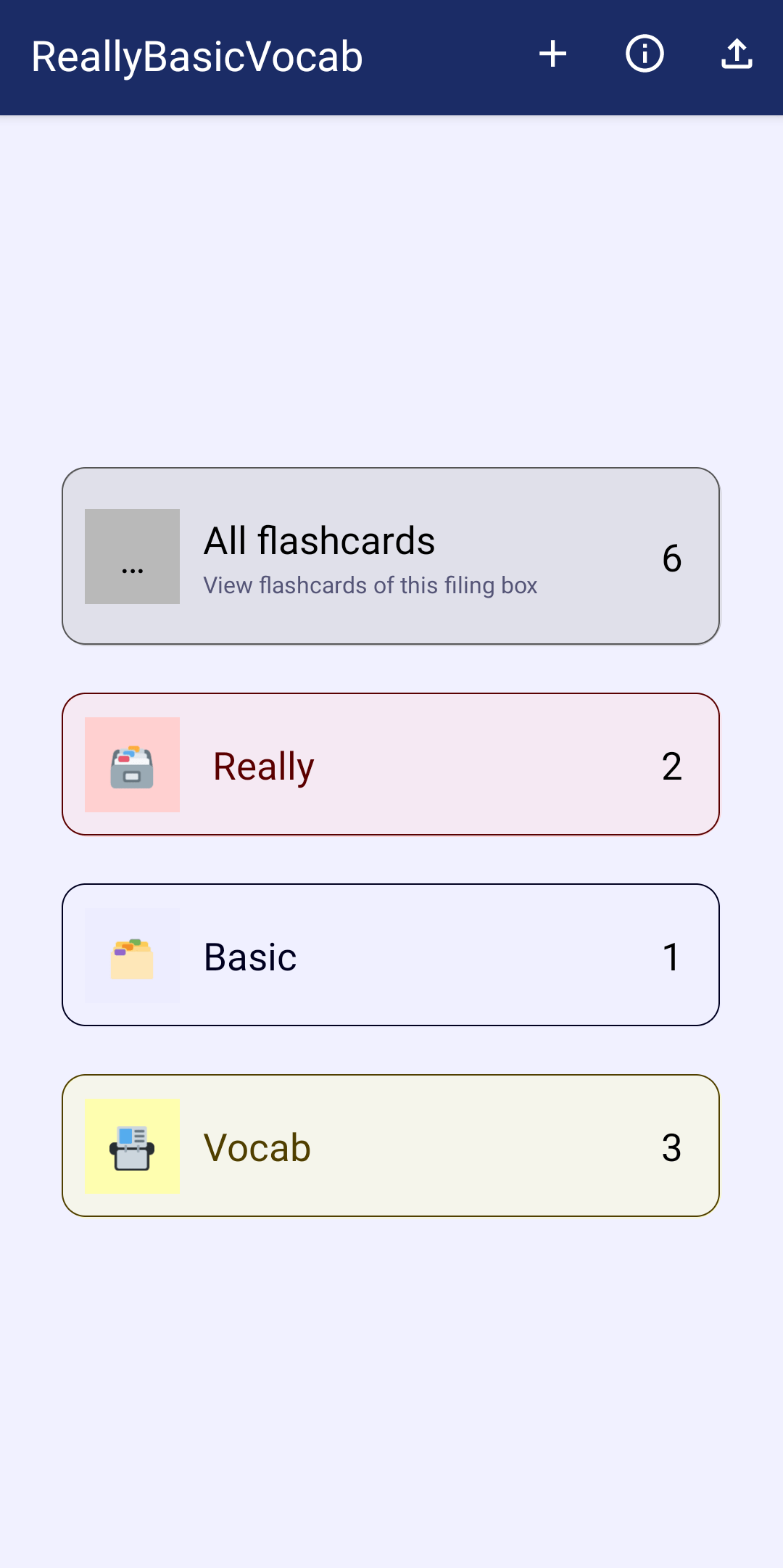 Really Basic Vocab screenshot 1