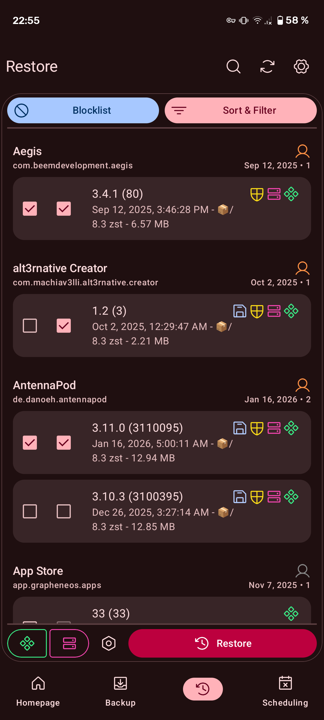 Neo Backup screenshot 5