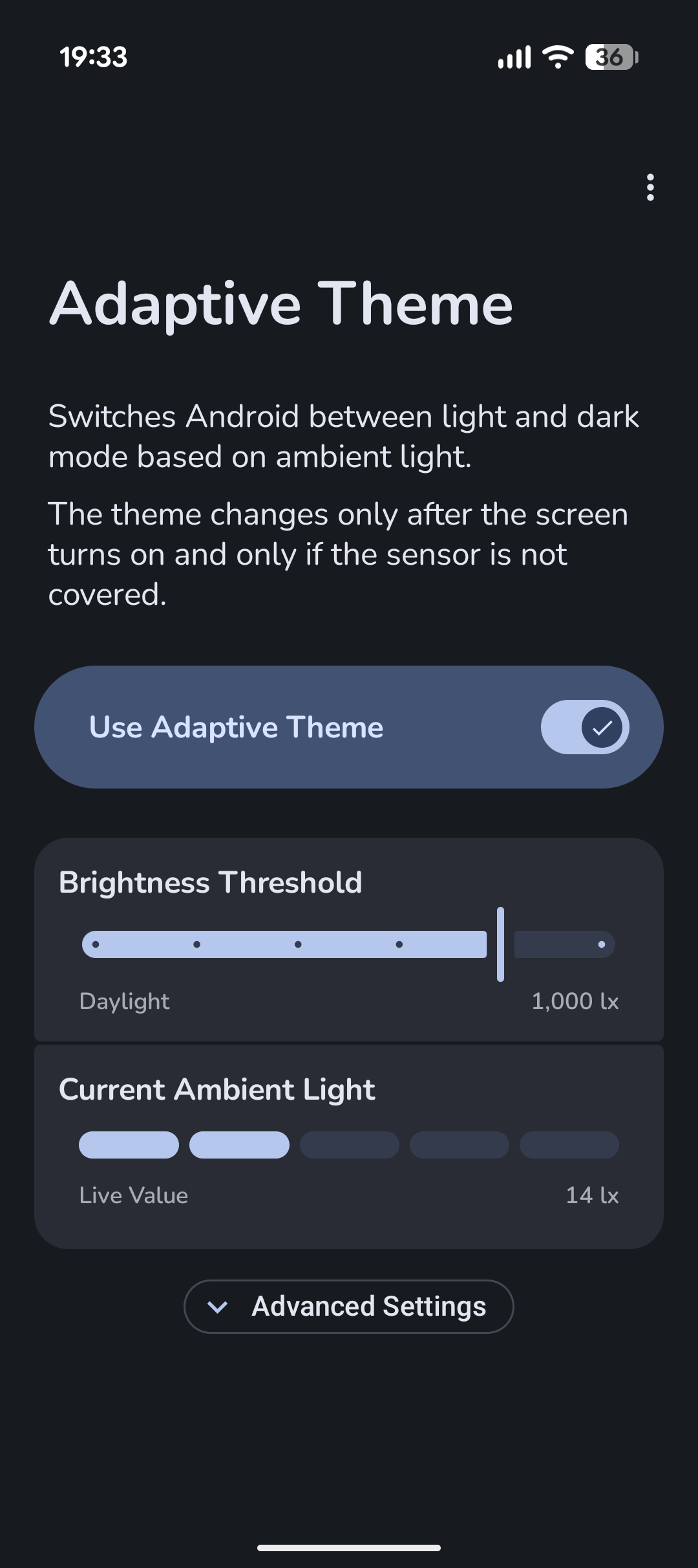 Adaptive Theme screenshot 1