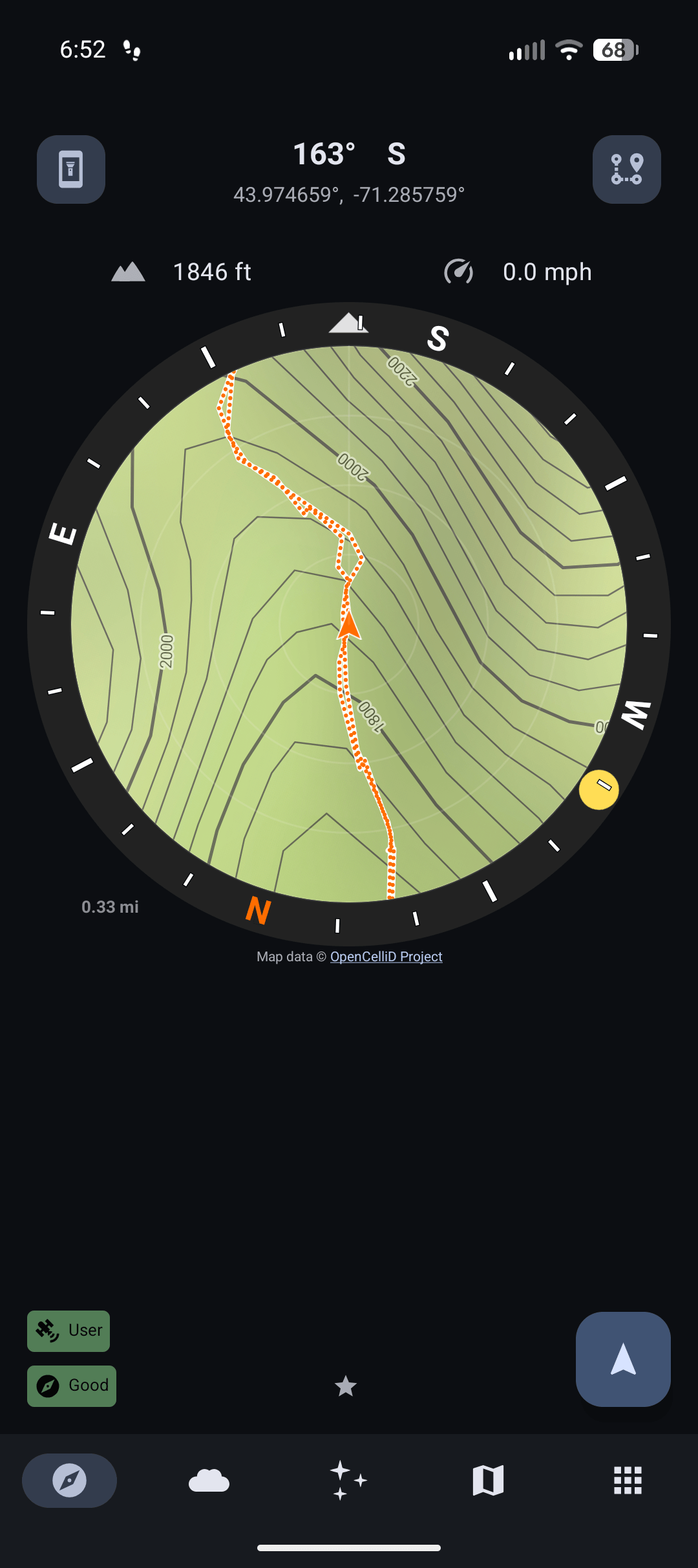 Trail Sense screenshot 1