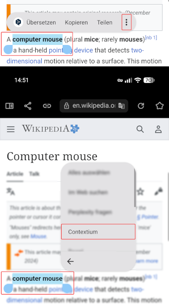 Contextium screenshot 3