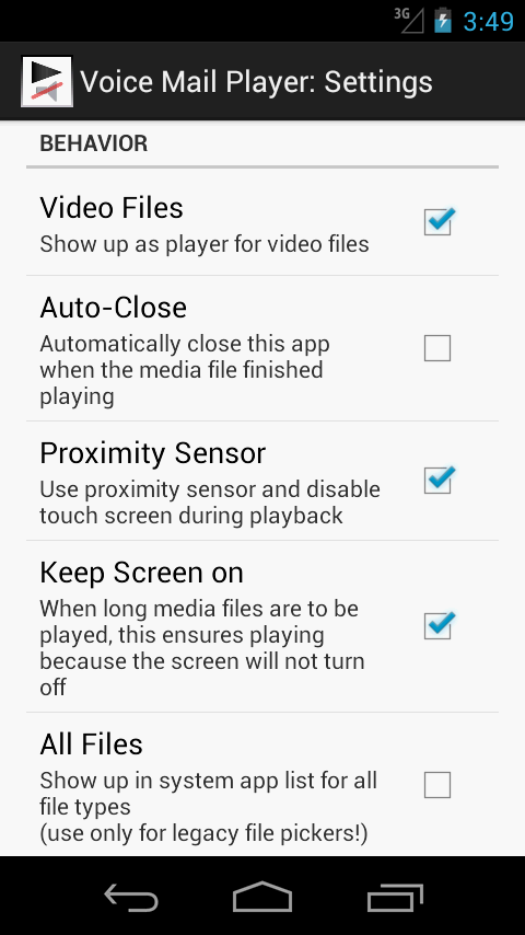 Voice Mail Player screenshot 3