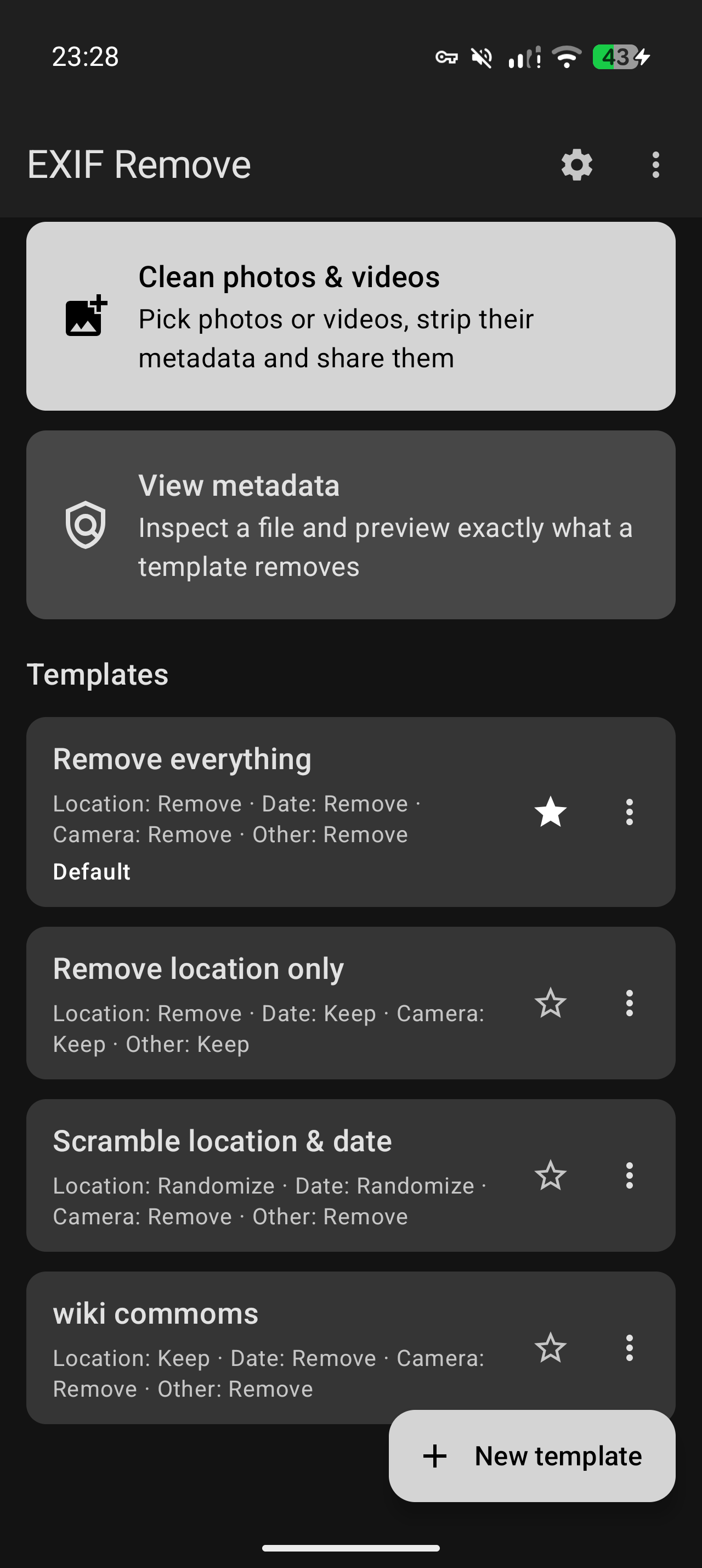 EXIF Remove - Strip, Randomize & View Metadata screenshot 1
