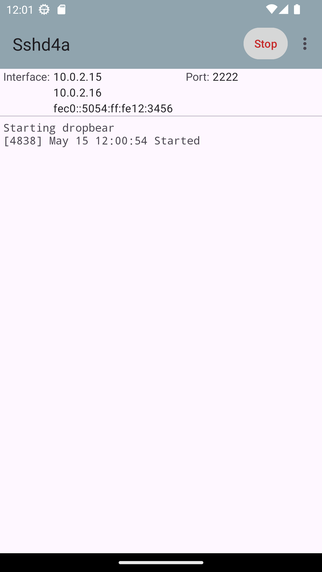 Sshd4a screenshot 6