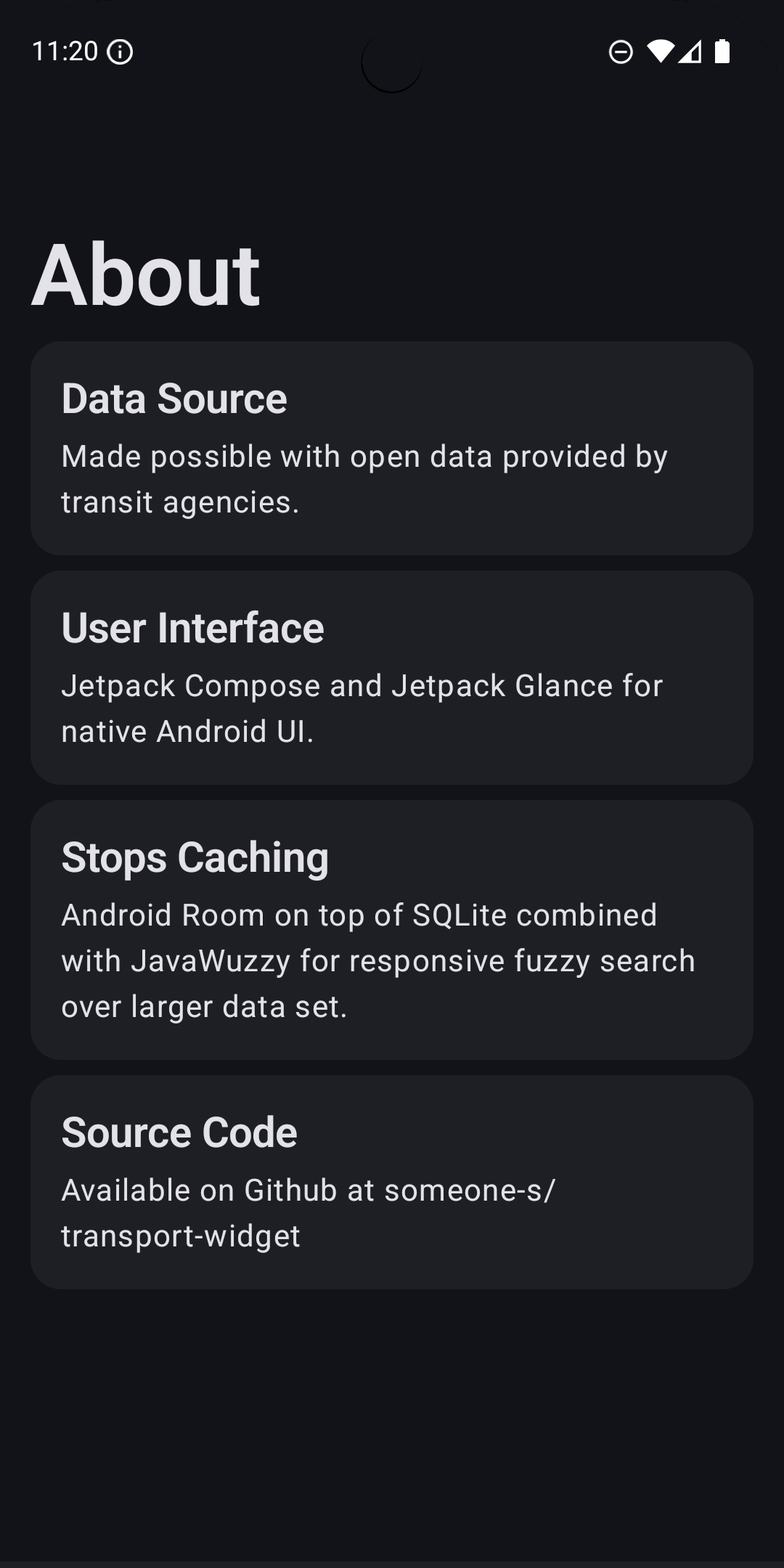 Transport Widgets screenshot 6