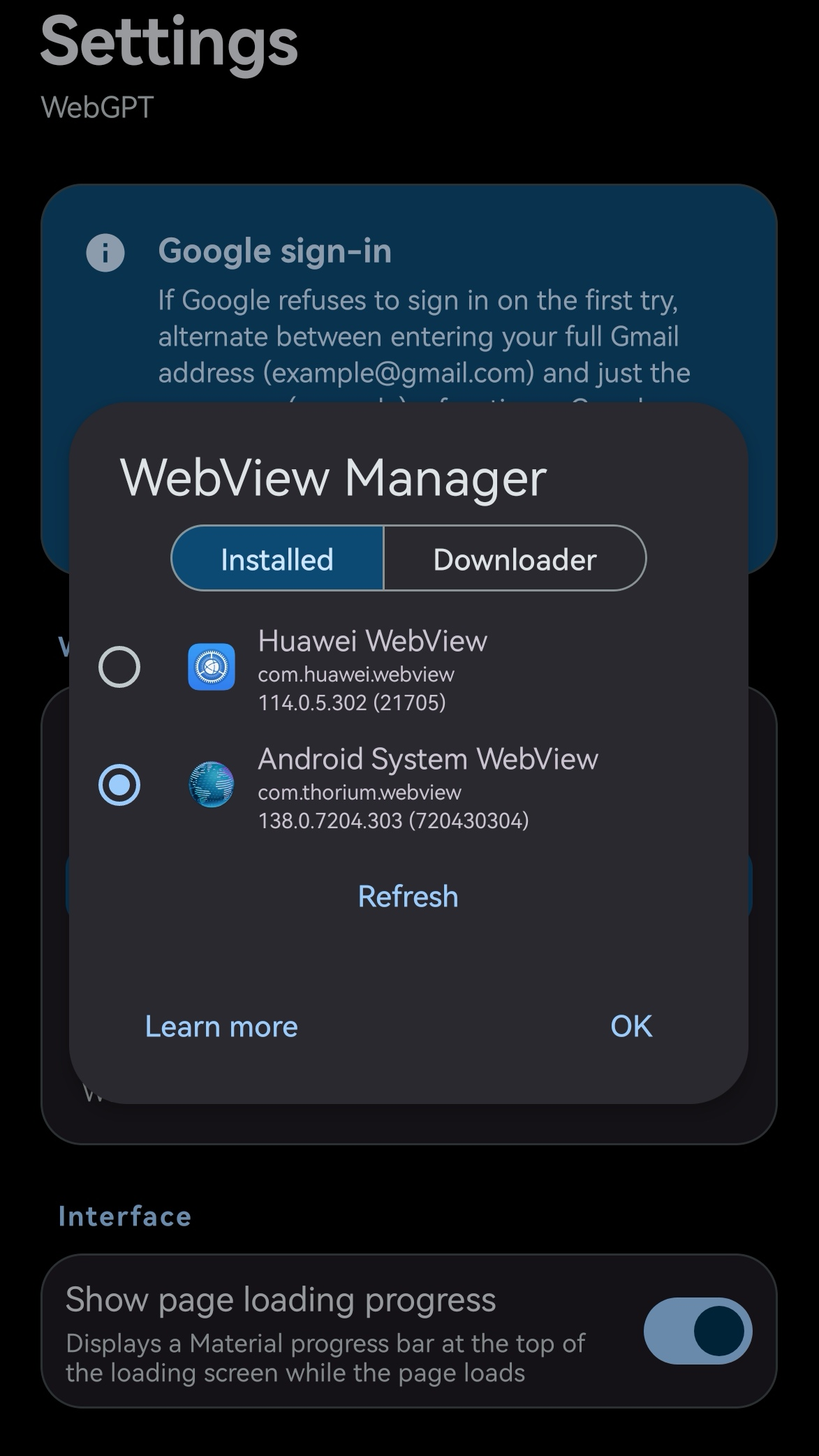 WebGPT screenshot 4