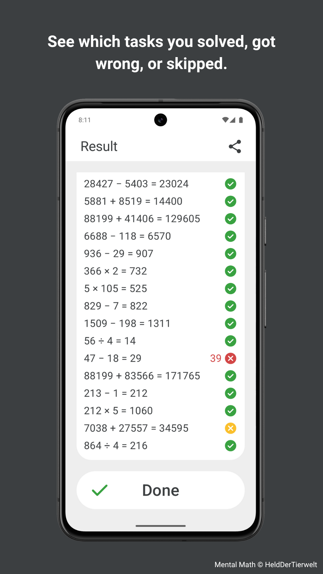 Mental Math screenshot 6