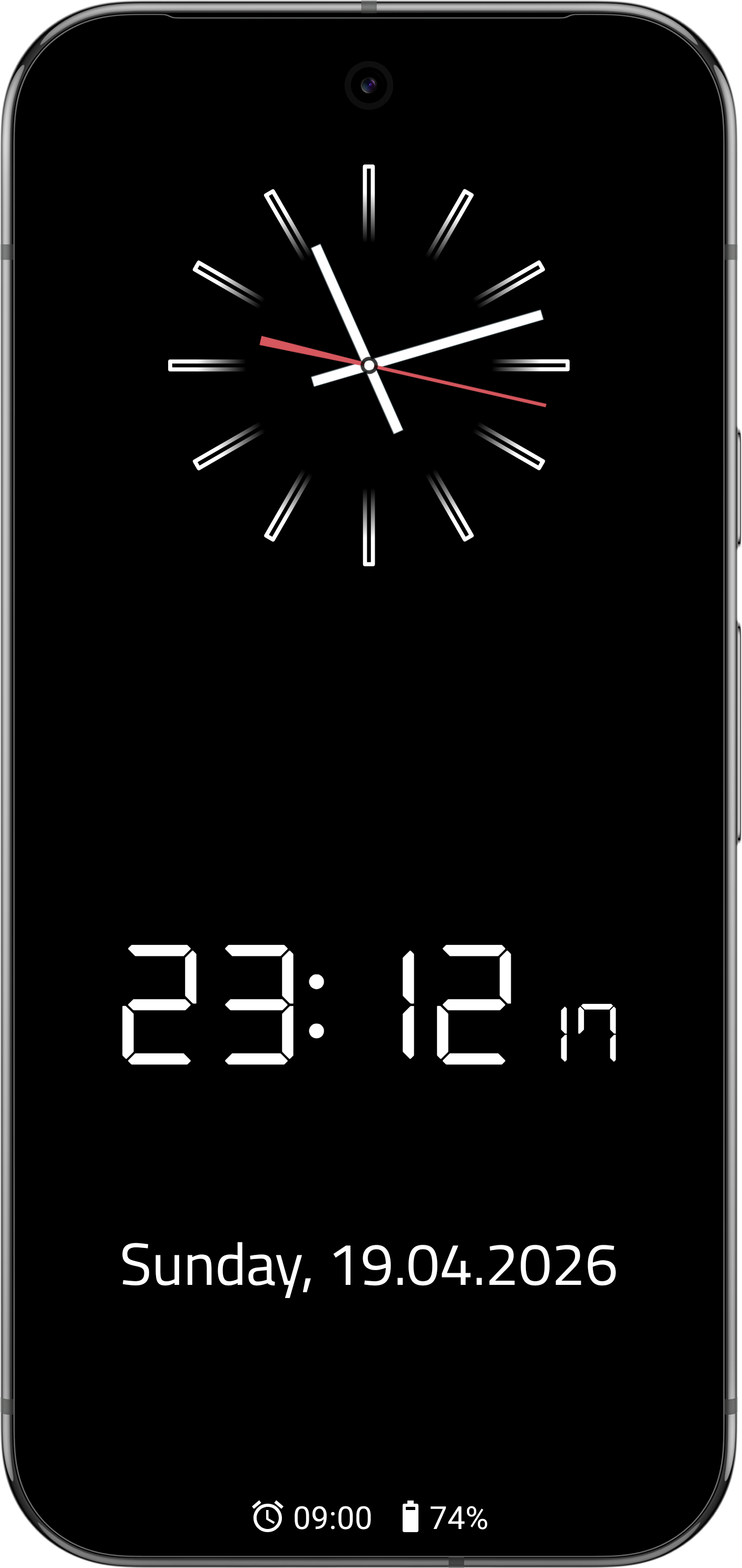 Clock Screensaver & Widget screenshot 5