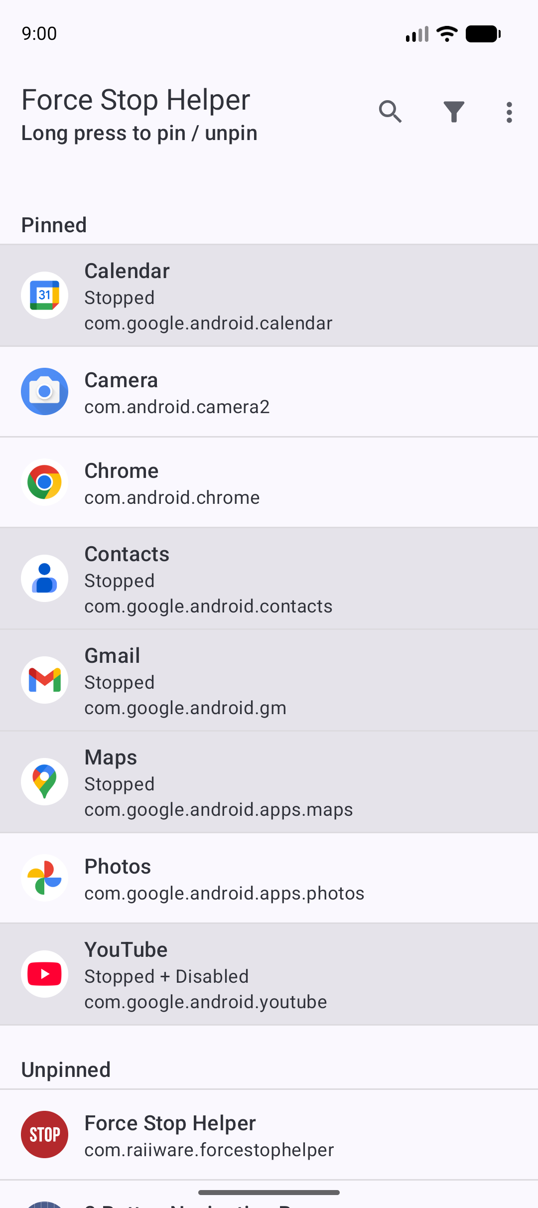 Force Stop Helper screenshot 2