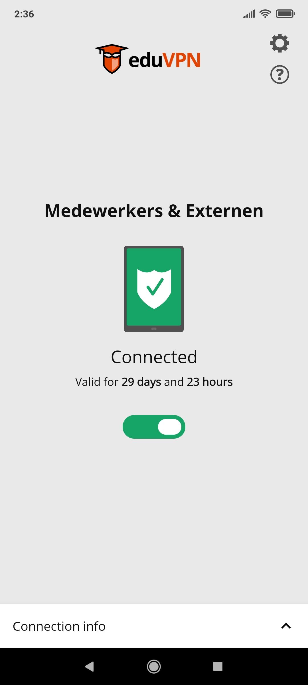 eduVPN screenshot 7