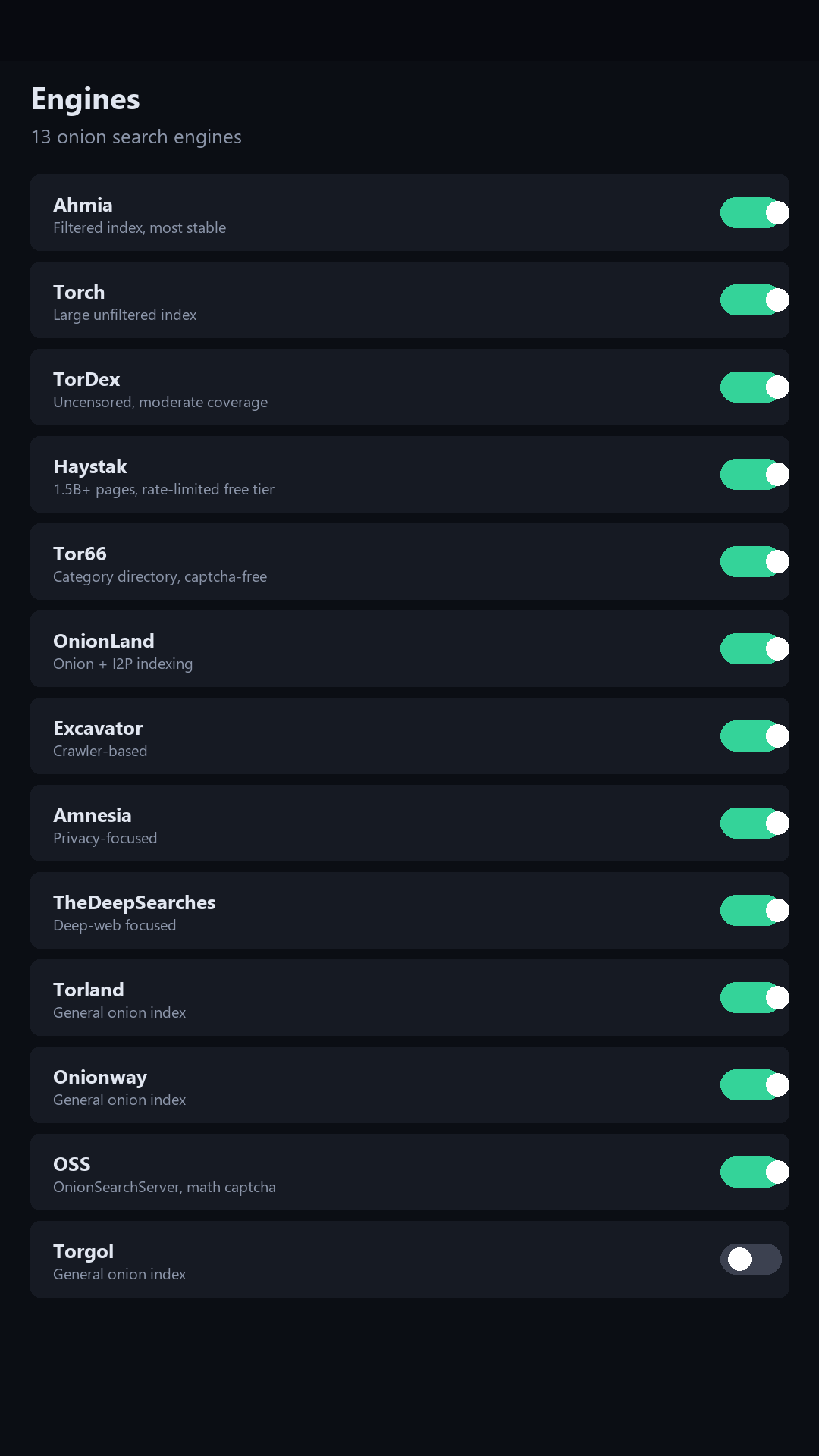 Ghost — Onion Search screenshot 2