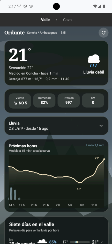 Ordunte: Karrantza weather screenshot 1