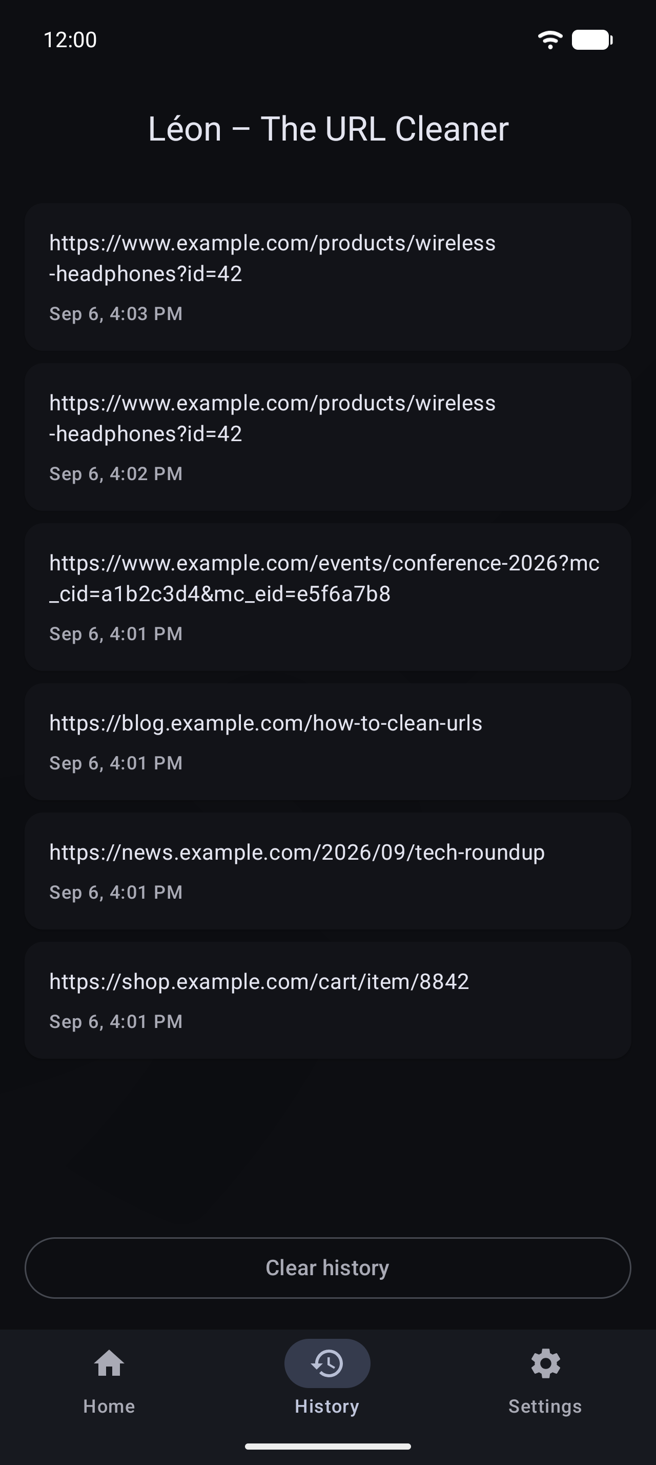 Léon – The URL Cleaner screenshot 4