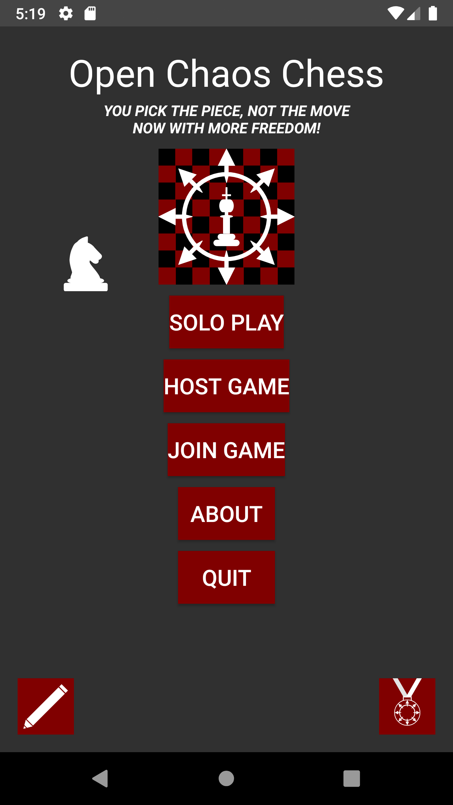 Open Chaos Chess screenshot 2
