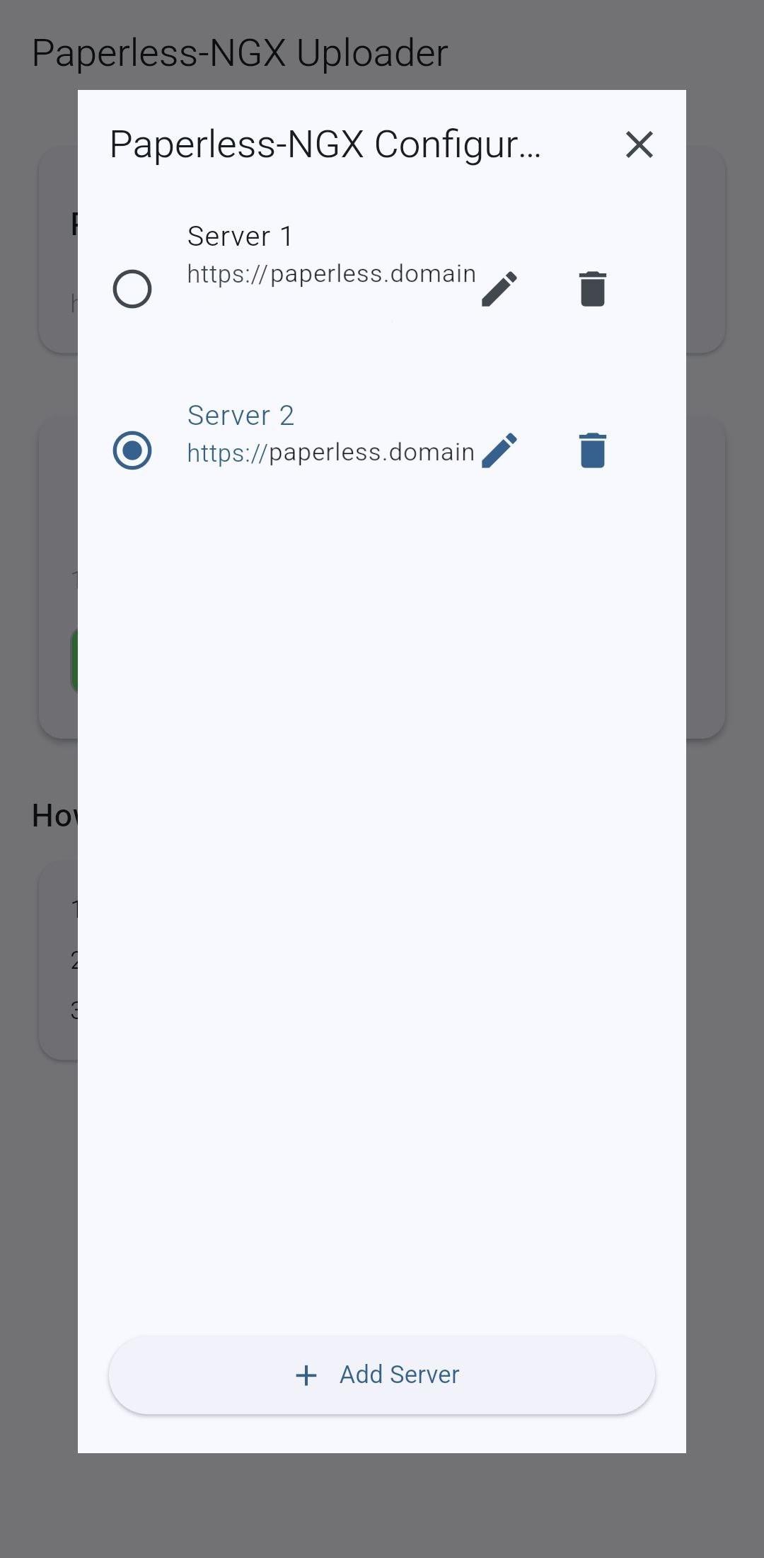Paperless NGX Uploader screenshot 2