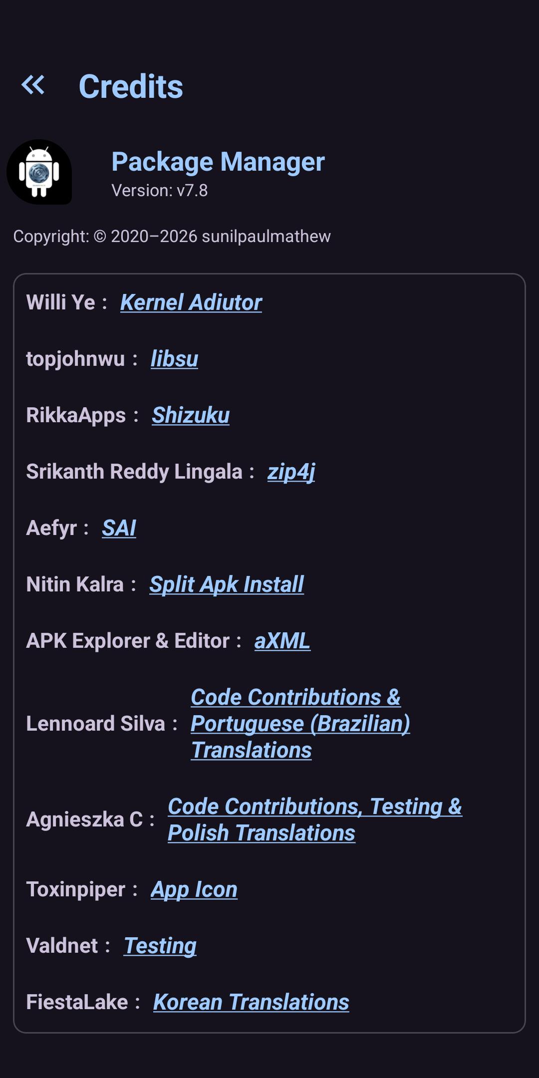 Package Manager screenshot 23