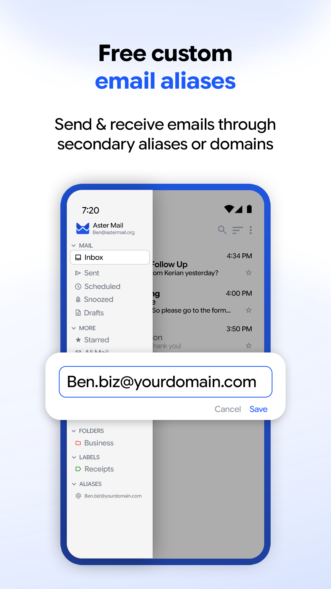 Aster Mail: Encrypted Email screenshot 5