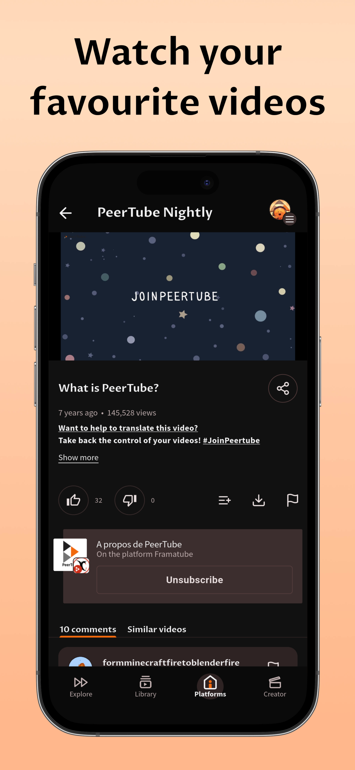 PeerTube screenshot 3