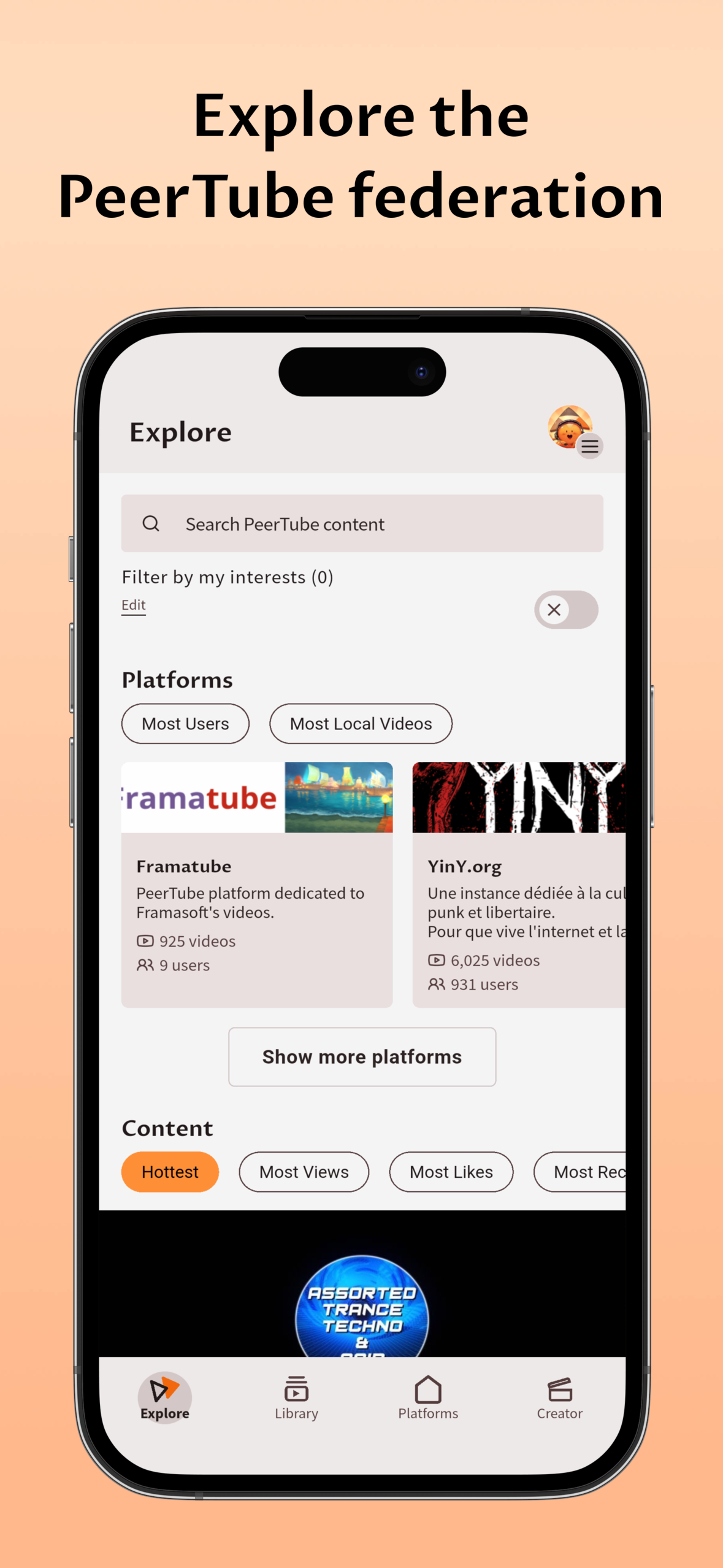 PeerTube screenshot 2
