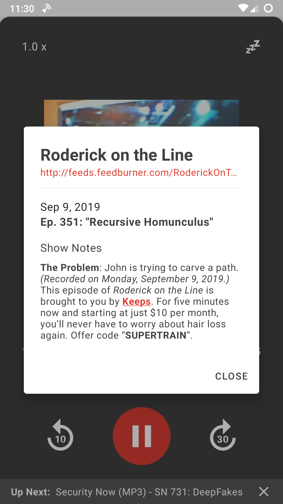 Escapepod - Podcast Player screenshot 12