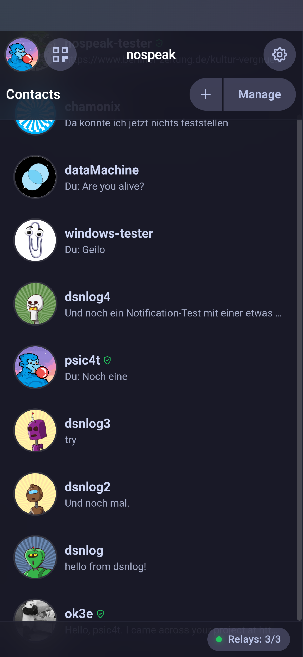 nospeak screenshot 1