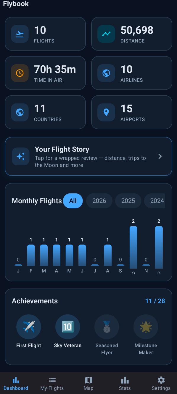 Flybook screenshot 1