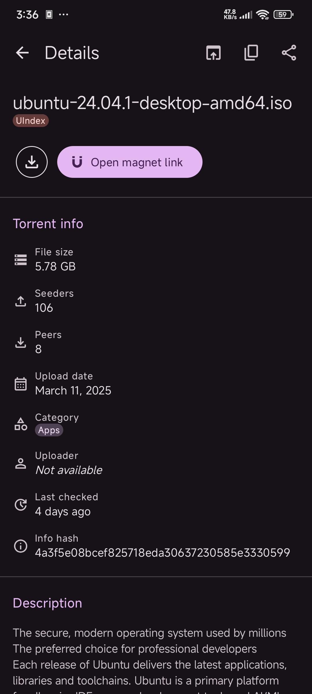 Torrent Search screenshot 6