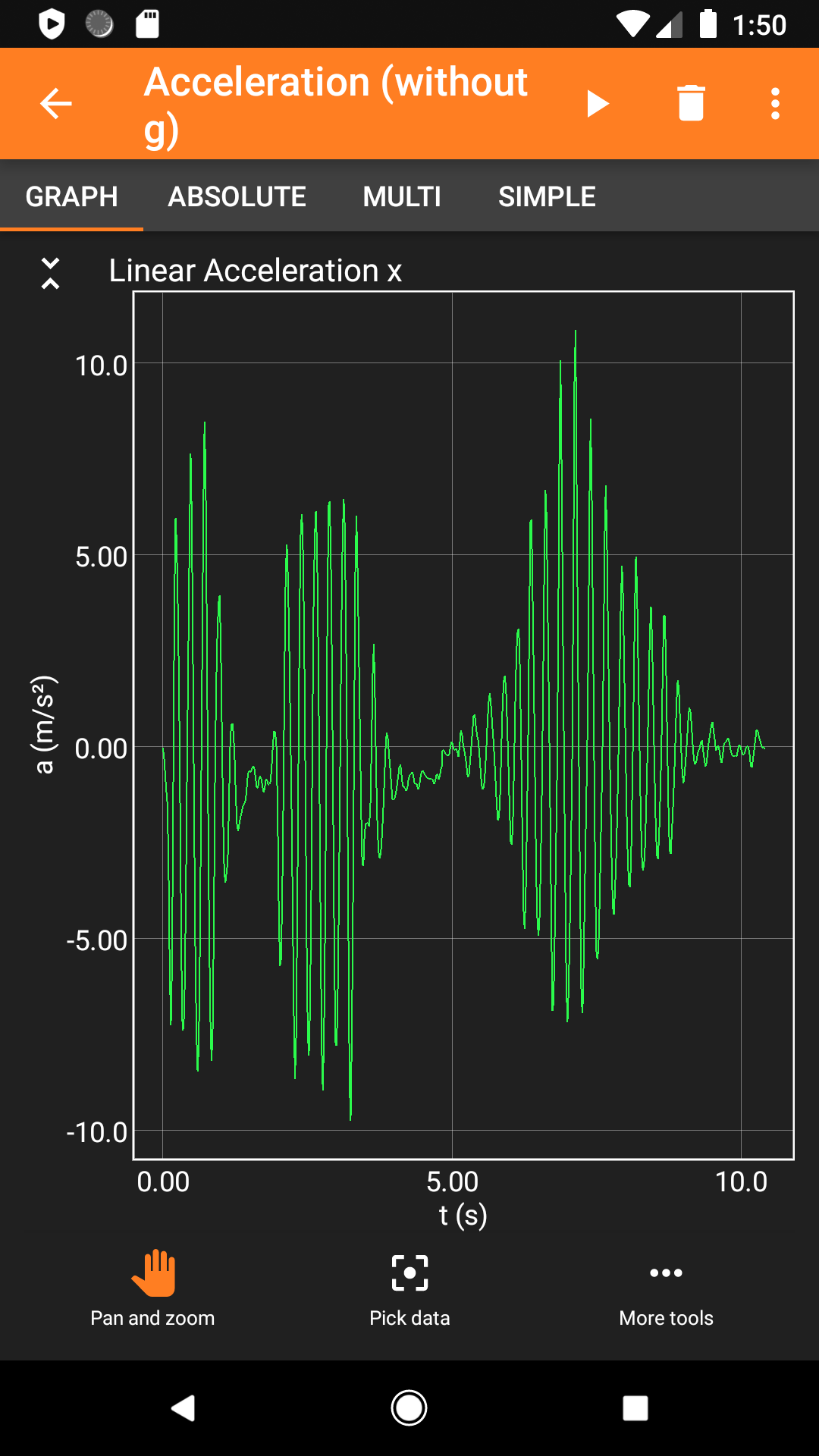 phyphox screenshot 11